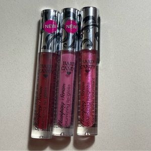 3x Hard Candy Plumping Serum Volumizing Lip Gloss (3 Different Shades)